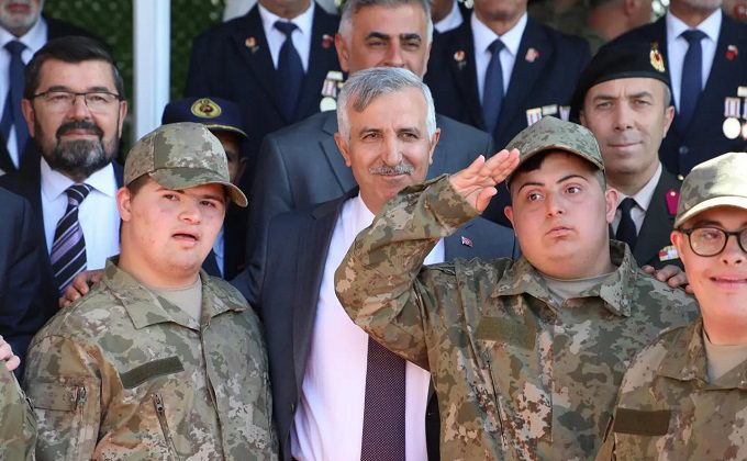 Temsili Askerlik Töreninde Duygu Dolu Anlar Yaşandı