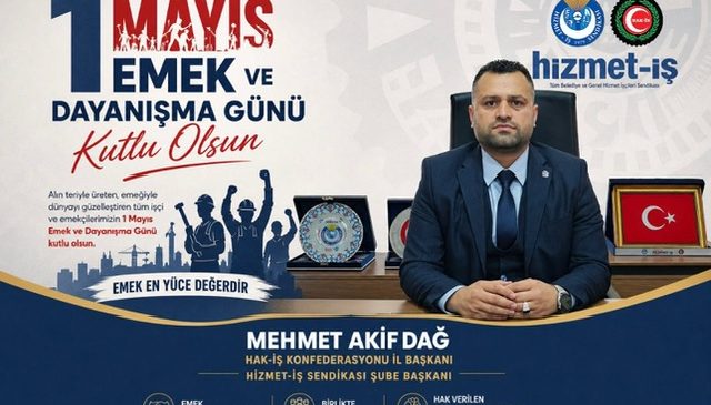 HAK-İŞ’ten 1 Mayıs’ta Güçlü Mesaj: “Savaşa Hayır, Birlik ve Dayanışma Şart”