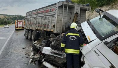 Kahramanmaraş’ta Tır Kazası: Sürücü yaralı