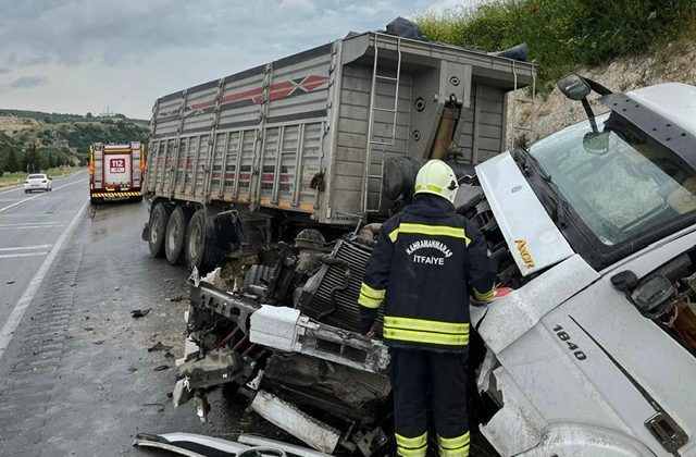 Kahramanmaraş’ta Tır Kazası: Sürücü yaralı