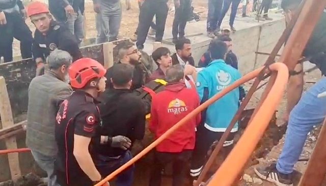 Kahramanmaraş’ta altyapı çalışmasında göçük: 1 yaralı