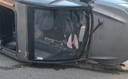 Kahramanmaraş’ta otomobil devrildi: 4 yaralı