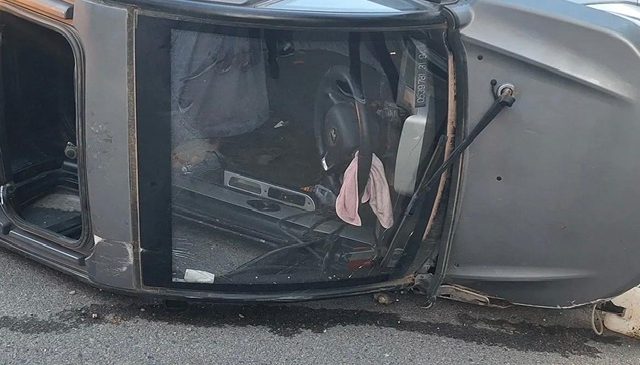 Kahramanmaraş’ta otomobil devrildi: 4 yaralı
