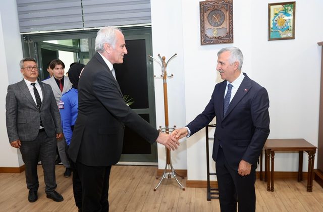 Vali Ünlüer, Ceza İnfaz Personelini Makamında Ağırladı