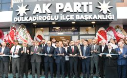 AK Parti Dulkadiroğlu İlçe Başkanlığı Yeni Hizmet Binası Açıldı