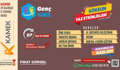 KAMEK Atölyeleri İlçelerde; Ücretsiz Kurslara Başvurular Başladı
