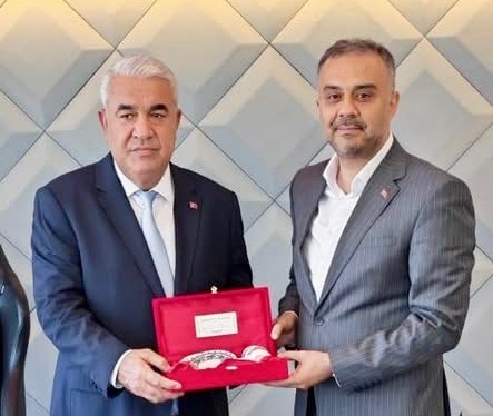 Onikişubat Belediye Başkanı Toptaş’tan KMESOB Başkanı Kuybu’ya Hayırlı Olsun Ziyareti