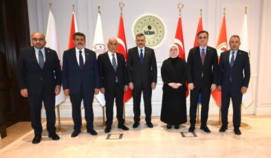 AK Parti Kahramanmaraş Milletvekillerinden İçişleri Bakanı Çiftçi’ye Ziyaret