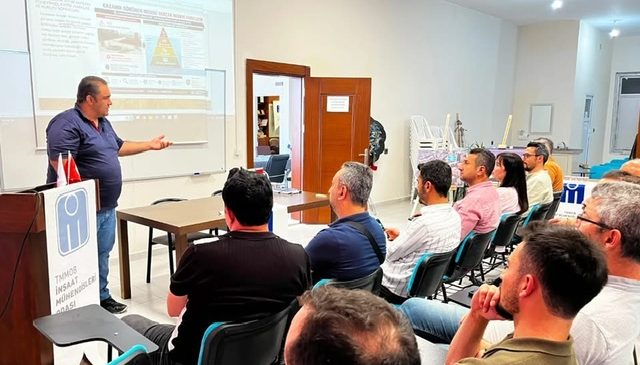 İMO Kahramanmaraş’ta İnşaatta Risk Yönetimi Semineri Düzenlendi
