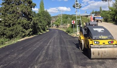 Büyükşehir, Göksun’da Yol Yatırımlarını Artırarak Sürdürüyor