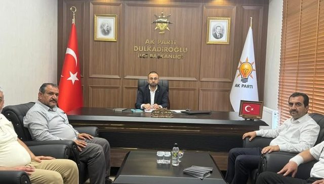 Zafer Yaşar’dan AK Parti Dulkadiroğlu İlçe Başkanlığı’na Hayırlı Olsun Ziyareti