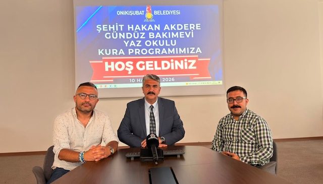Onikişubat Belediyesi’nin ‘Minik Kalpler Yaz Okulu’nda kuralar çekildi   