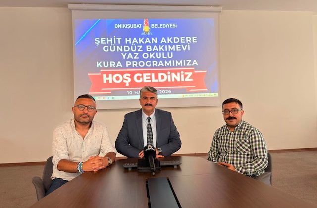 Onikişubat Belediyesi’nin ‘Minik Kalpler Yaz Okulu’nda kuralar çekildi   