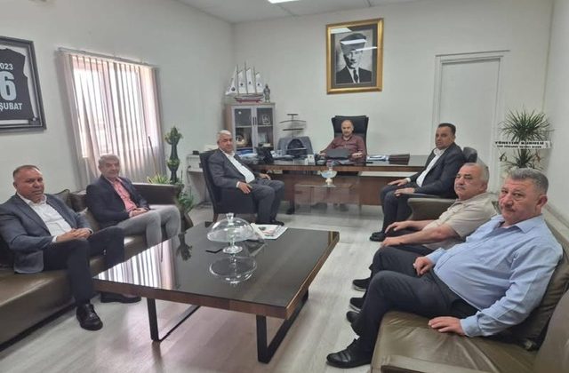 KMESOB Yönetiminden AKEDAŞ Genel Müdürü Kalkan’a Hayırlı Olsun Ziyareti