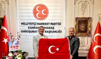 Türk Kamu-Sen ve Bağlı Sendika Başkanlarından MHP Onikişubat İlçe Başkanlığına Hayırlı Olsun Ziyareti