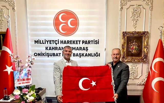 Türk Kamu-Sen ve Bağlı Sendika Başkanlarından MHP Onikişubat İlçe Başkanlığına Hayırlı Olsun Ziyareti