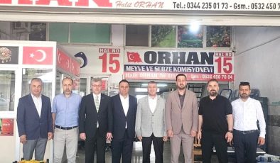 MHP Onikişubat Teşkilatından Hal Esnafına Ziyaret