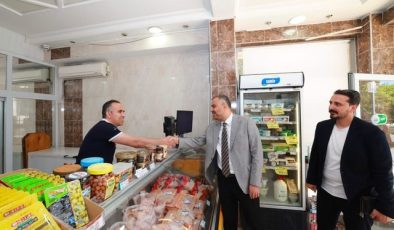 Başkan Toptaş Hürriyet Mahallesi’nde Esnaf ve Vatandaşlarla Buluştu