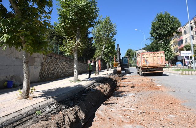 Necip Fazıl Kısakürek Bulvarı’nda Kapsamlı Altyapı Dönüşümü Sürüyor