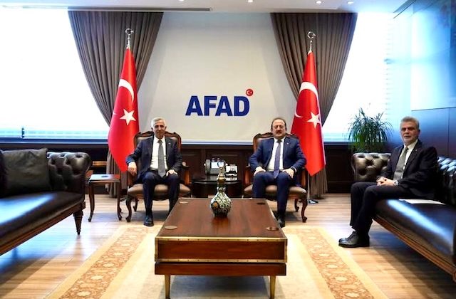 Vali Ünlüer ve Başkan Görgel’den AFAD Başkanı Ali Hamza Pehlivan’a Ziyaret