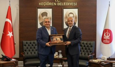 Afşin Belediye Başkanı Kıraç’tan Keçiören Belediyesine Ziyaret