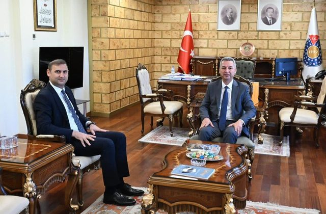 Gençlik ve Spor İl Müdürü Yasin Özdemir’den KSÜ Rektörü Okumuş’a Hayırlı Olsun Ziyareti