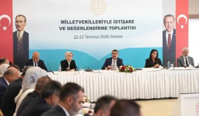 Vahit Kirişçi, Millî Eğitim Bakanı Yusuf Tekin ile İstişare Toplantısına Katıldı