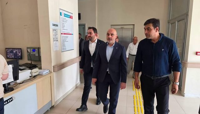 AK Parti İl Başkanı Burak Gül’den Sağlık Çalışanlarına Ziyaret