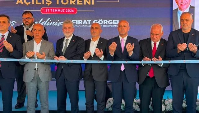 Afşin’de Kuzey İlçeleri Asfalt Üretim Tesisi Hizmete Açıldı