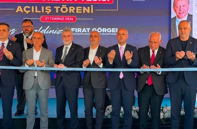 Afşin’de Kuzey İlçeleri Asfalt Üretim Tesisi Hizmete Açıldı