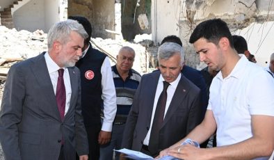 Vali Ünlüer ve Başkan Görgel, Trabzon Caddesi ile Demirciler Çarşısı’nda İncelemelerde Bulundu