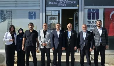 AK Parti İl Başkanı Burak Gül’den İnşaat Mühendisleri Odası’na Ziyaret