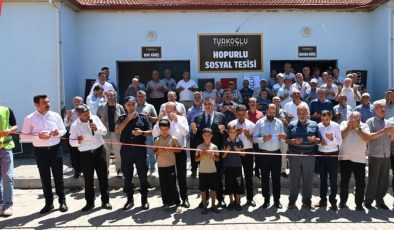 Türkoğlu’nda Hopurlu Mahallesi Taziye Evi ve Sosyal Tesisi Hizmete Açıldı