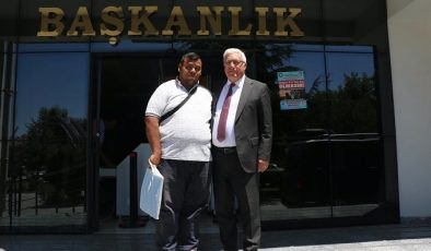 Özel Gereksinimli Enes Poyraz’dan Başkan İkizer’e Anlamlı Ziyaret