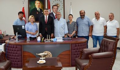 Kahramanmaraş Gazeteciler Cemiyeti’nden SGK İl Müdürü Hüseyin Karaoğlan’a Nezaket Ziyareti