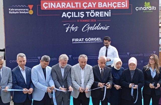 Pınarbaşı’nın Simgesi Çınaraltı Yeniden Hayat Buldu: Çay Bahçesi Hizmete Açıldı