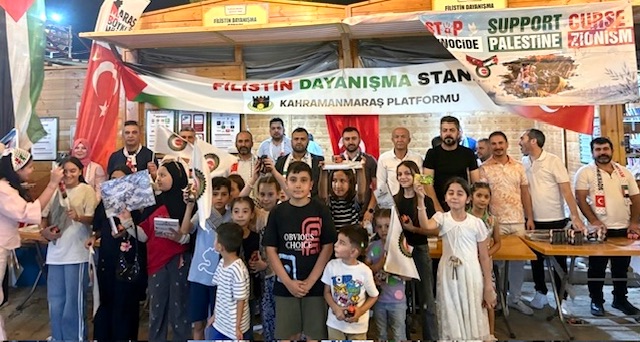 Ağustos Fuarı’nda HAK-İŞ ve Hizmet-İş’ten Filistin İçin Dayanışma Mesajı