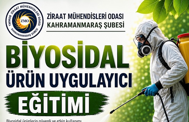 Kahramanmaraş’ta Biyosidal Ürün Uygulama Eğitimi Düzenlenecek