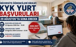 Üniversite öğrencileri dikkat: KYK yurt başvuruları 29 Ağustos’ta sona erecek