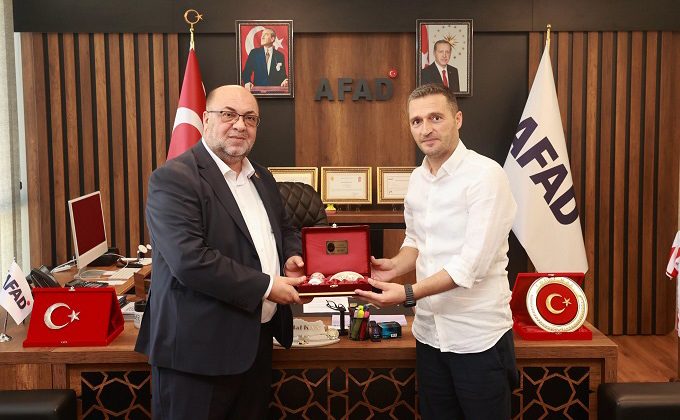 Başkan Akpınar’dan AFAD İl Müdürü Erdal Kan’a Hayırlı Olsun Ziyareti