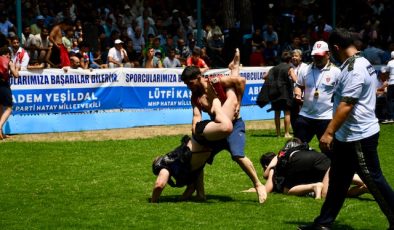 Yayladağ’da 24. Uluslararası Aba Güreşi Festivali Coşkuyla Başladı