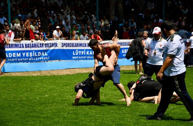 Yayladağ’da 24. Uluslararası Aba Güreşi Festivali Coşkuyla Başladı