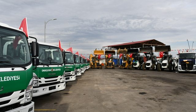 Onikişubat Belediyesi 200 Milyona  30 Yeni Araç aldı:Hizmet Filosu Güçlendi