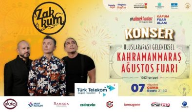 Geleneksel Ağustos Fuarı’nda Sahne Zakkum’un