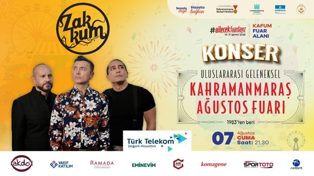 Geleneksel Ağustos Fuarı’nda Sahne Zakkum’un