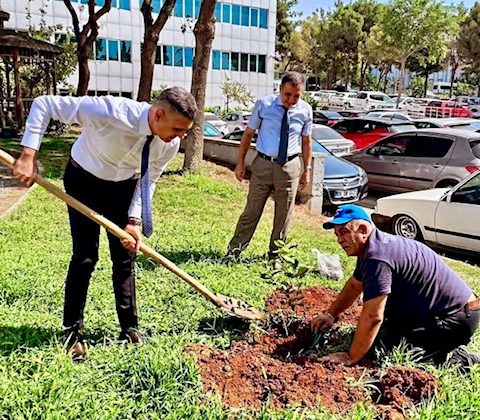 Kahramanmaraş SGK’da Çevre Bilincine Katkı İçin Fidan Dikimi