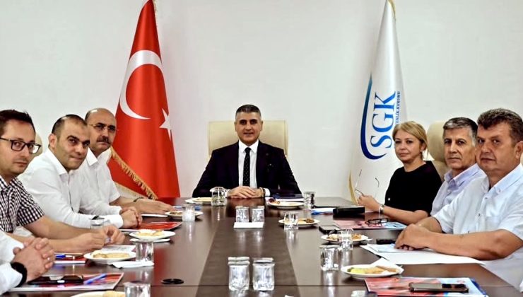 Kahramanmaraş SGK’da Ağustos Ayı İstişare ve Değerlendirme Toplantısı Gerçekleştirildi