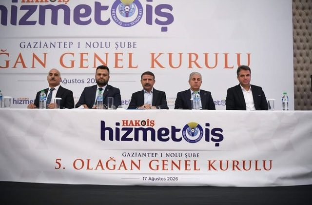 Hizmet-İş Gaziantep 1 No’lu Şube’de Halil İbrahim Tanrıöver Güven Tazeledi