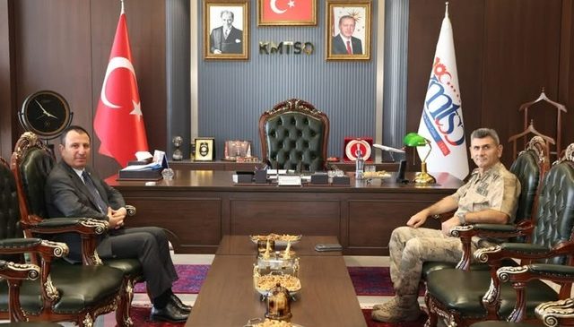 Tümgeneral Ali Gemalmaz’dan KMTSO’ya Veda Ziyareti
