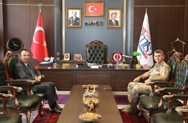 Tümgeneral Ali Gemalmaz’dan KMTSO’ya Veda Ziyareti